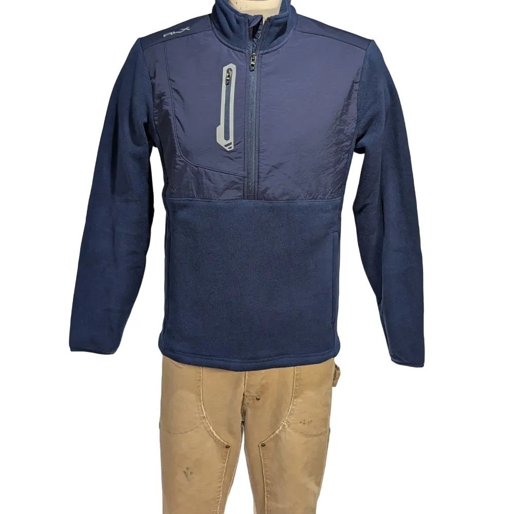 Ralph Lauren RLX Hybrid Fleece Quarter Zip Pullover Jacket Wick Sz XXL NWT $198